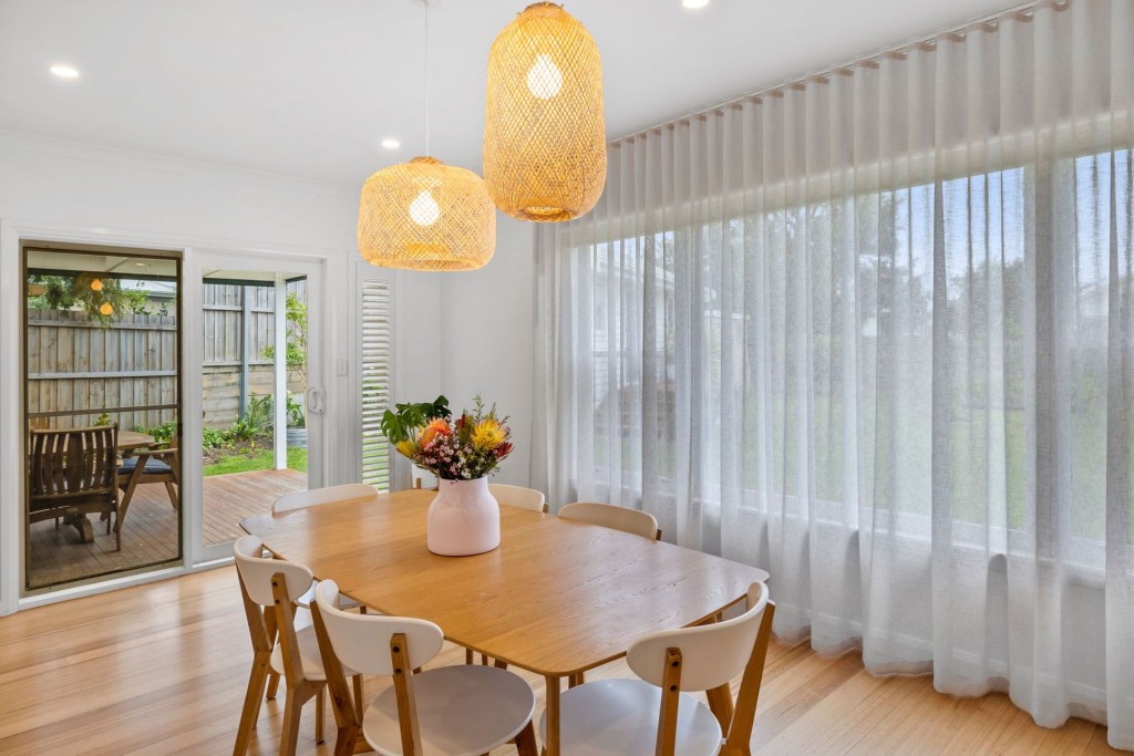 A welcoming dining space in a Surf Coast home